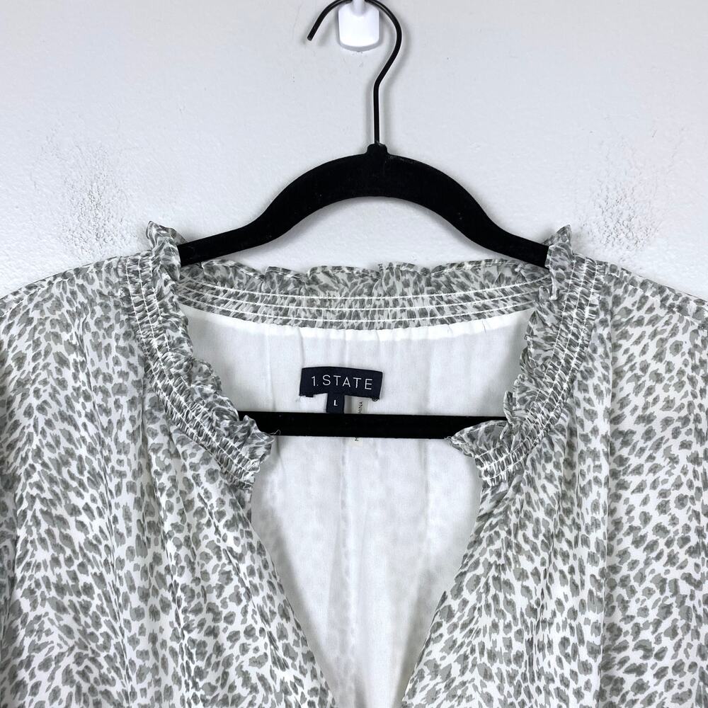 1.State X Jaime Shrayber Printed High-Low Dress S… - image 4